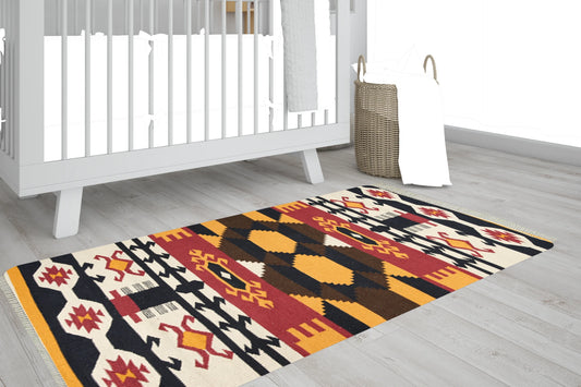 MULTI COLOUR , CACTUS DESIGN RUGS