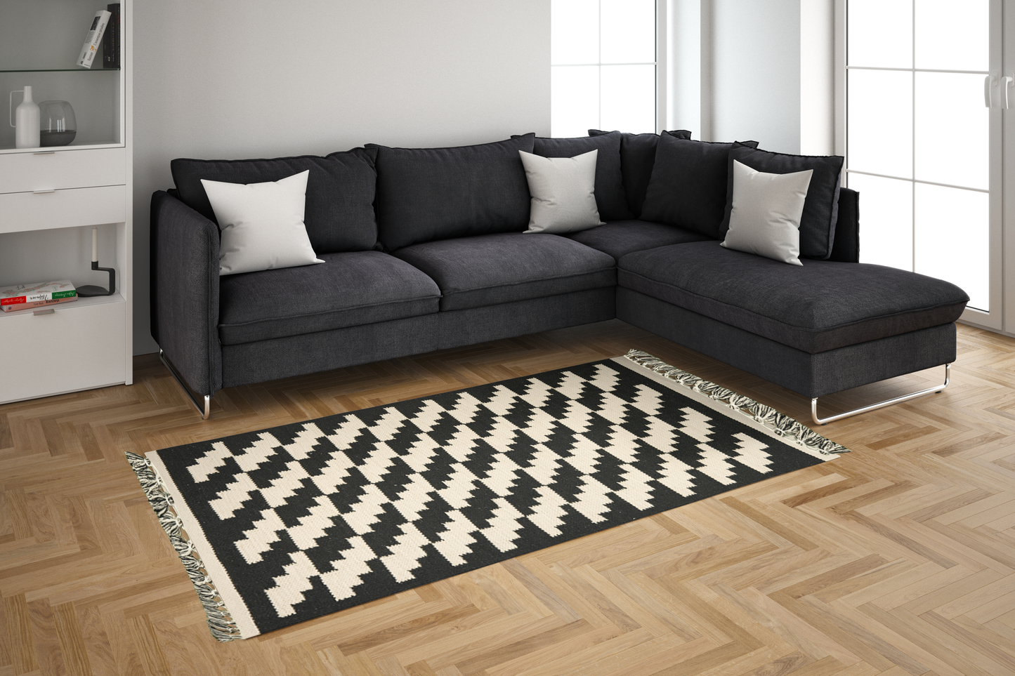 B&W , WAVE DESIGN RUGS